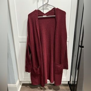 Thick Burgundy Sweater